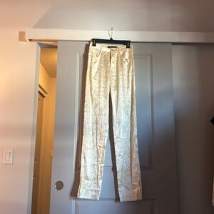 Lioness gold flower printed pant